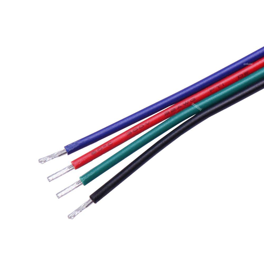 4 Pins PVC Black-Green-Red-Blue 1007 Multiple Package