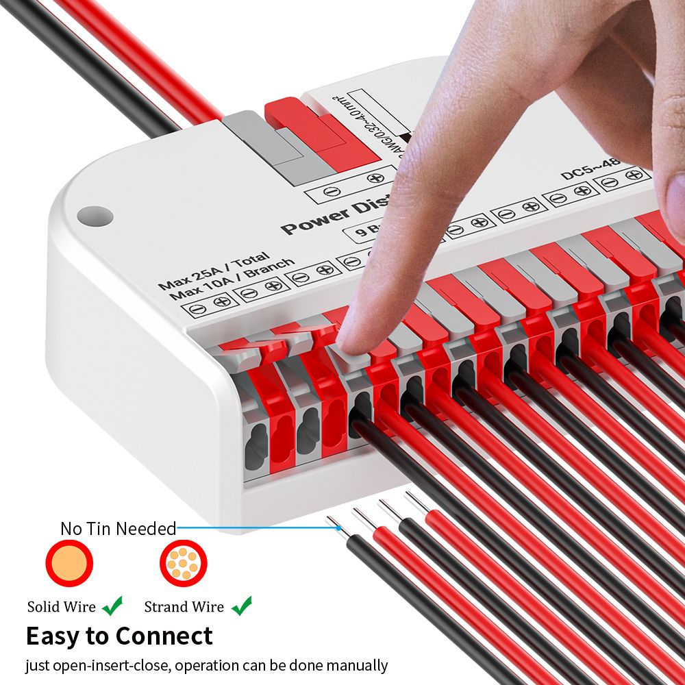HPD High Power Distributor for Open Wire, up to 9 Branches 2