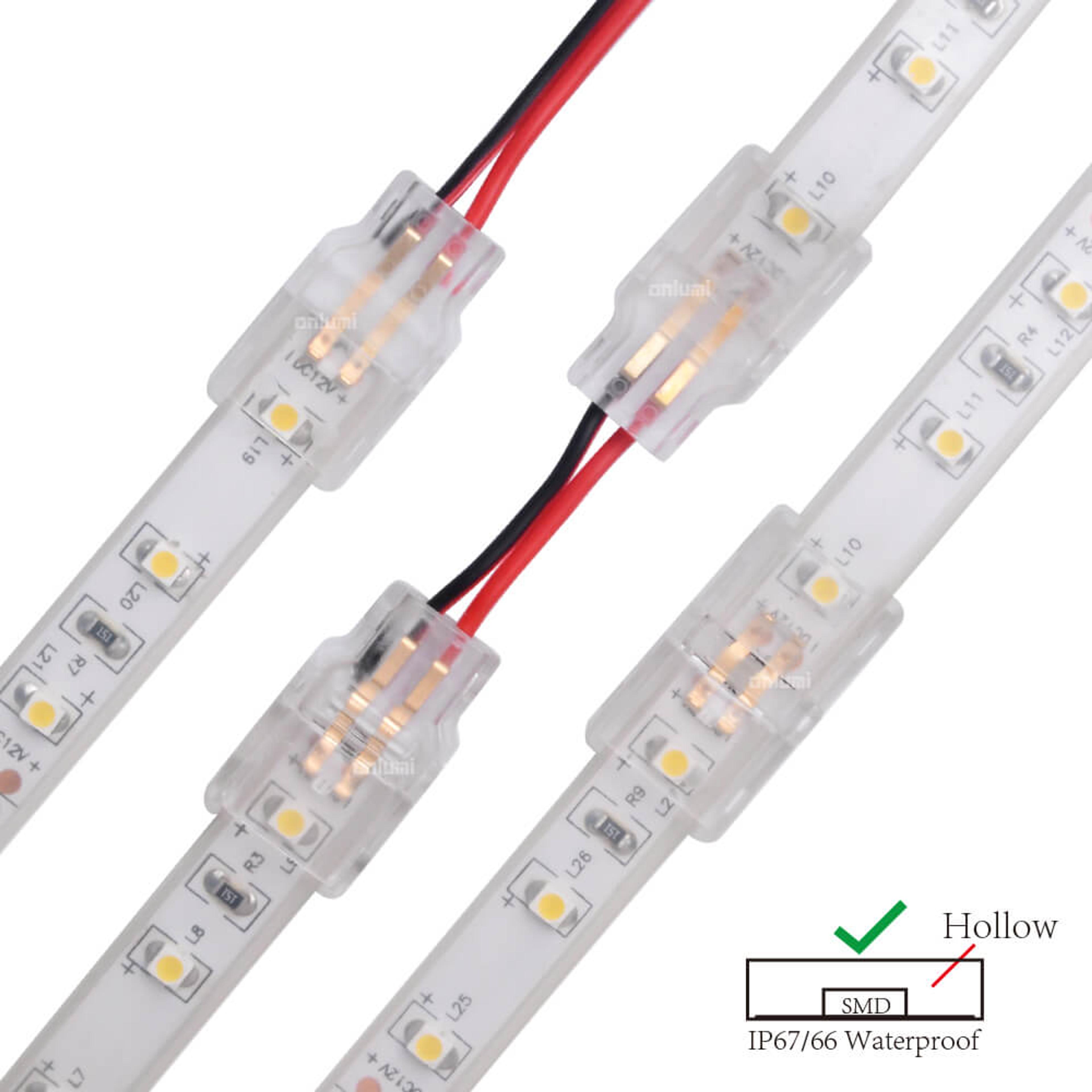 8mm PCB / 10mm Tube 2 Pins for IP67 SMD Mono