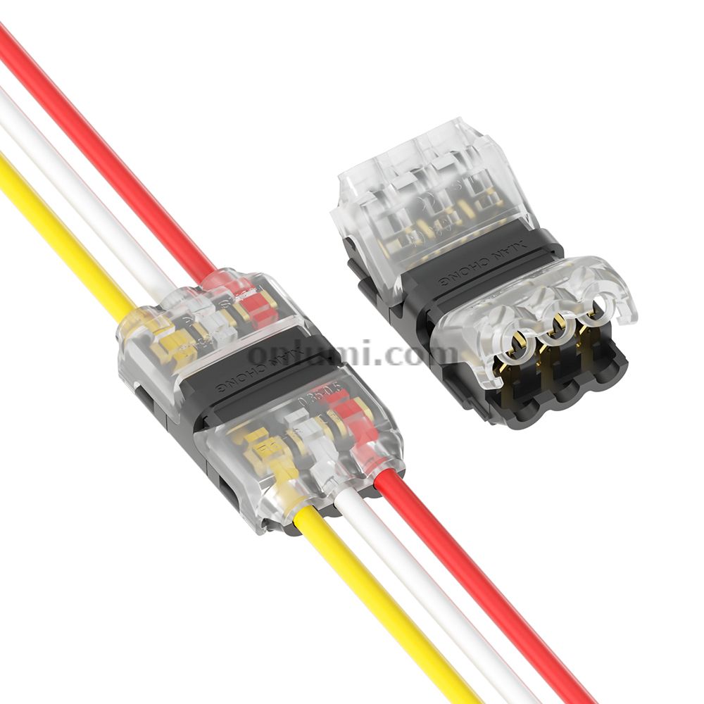 WJ 3 Pins I Shape Inline IDC Wire Connector