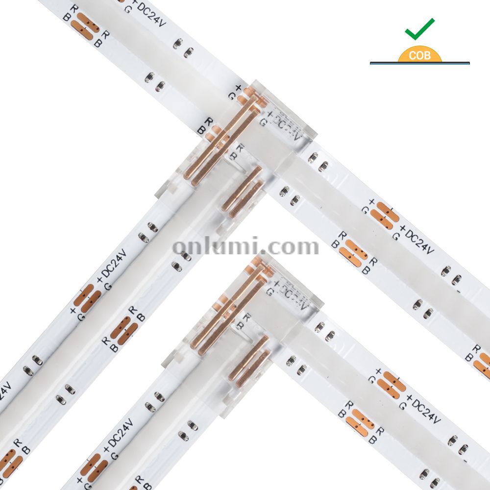 10mm 4 Pins LED Strip Connector for COB RGB-Hippo-M Mini 2