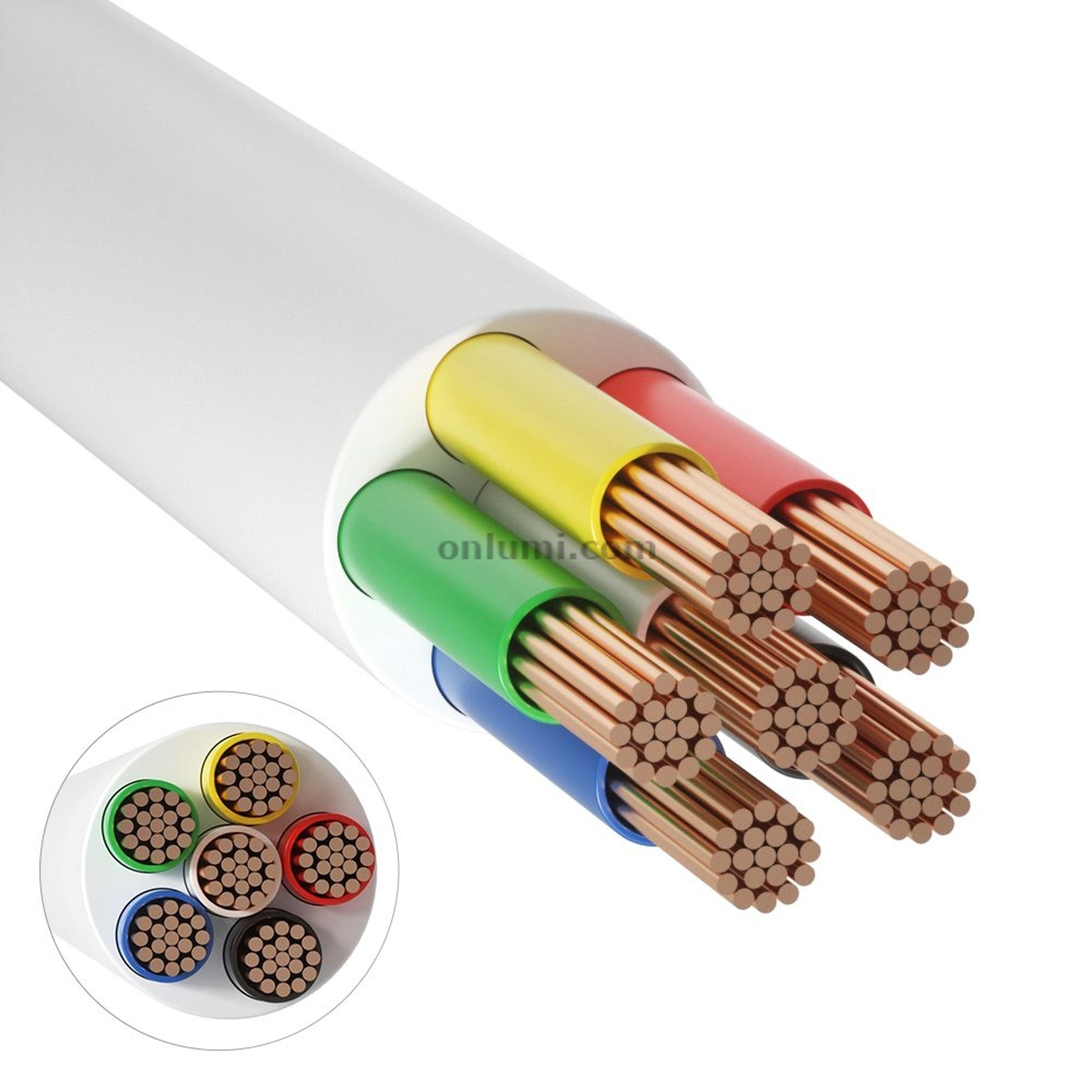 6 Pins PVC Black-Green-Red-Blue-White-Yellow 2464 Multiple Package