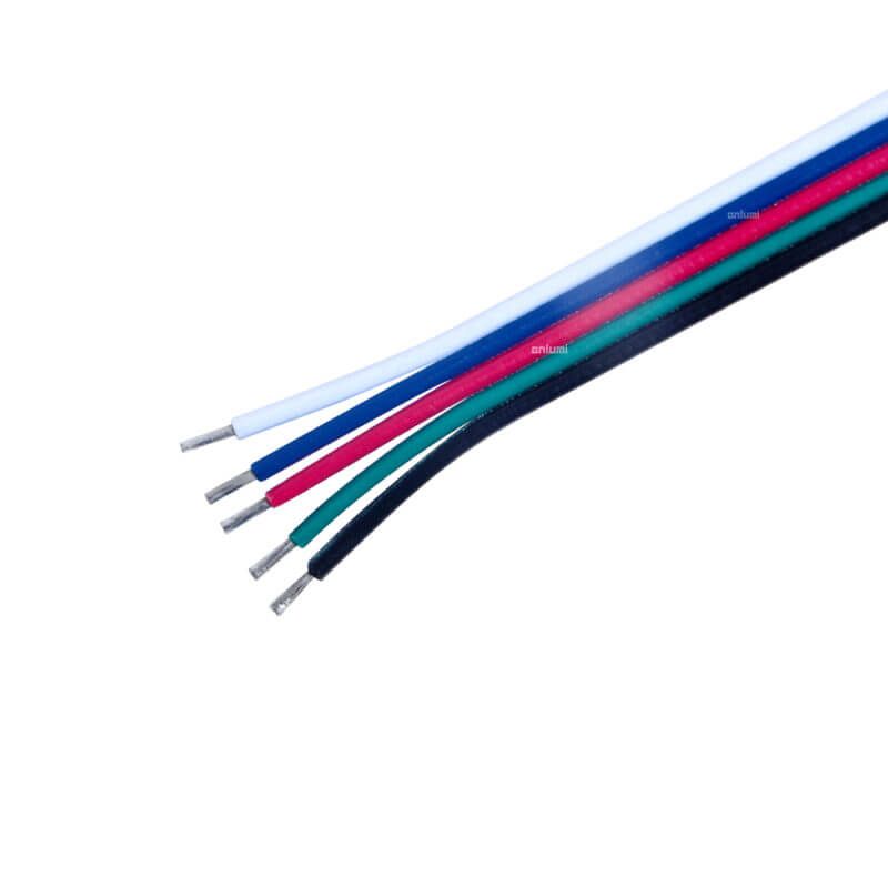 5 Pins PVC Black-Green-Red-Blue-White 1007 Multiple Package