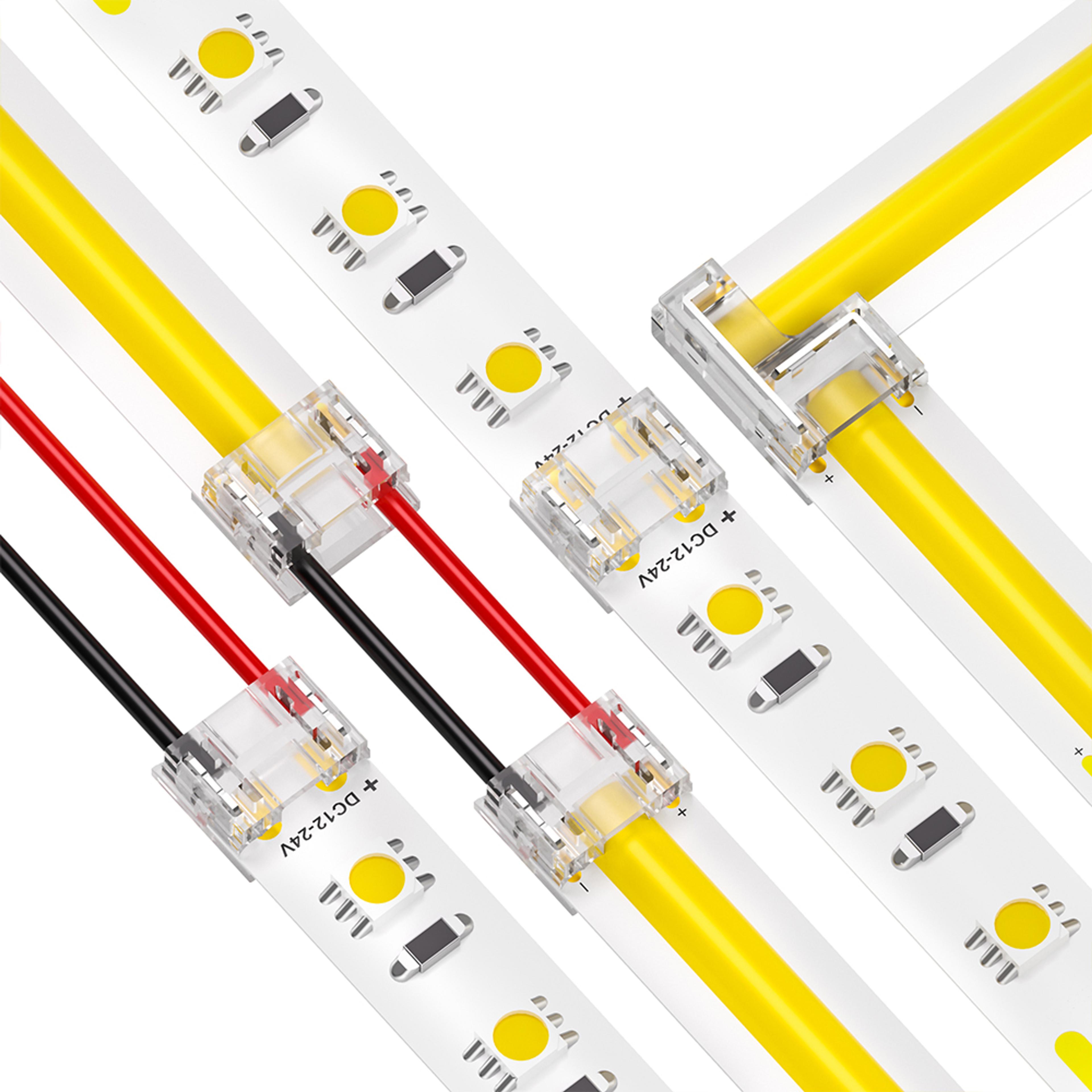 10mm/12mm 2 Pins for IP20 SMD/COB Mono