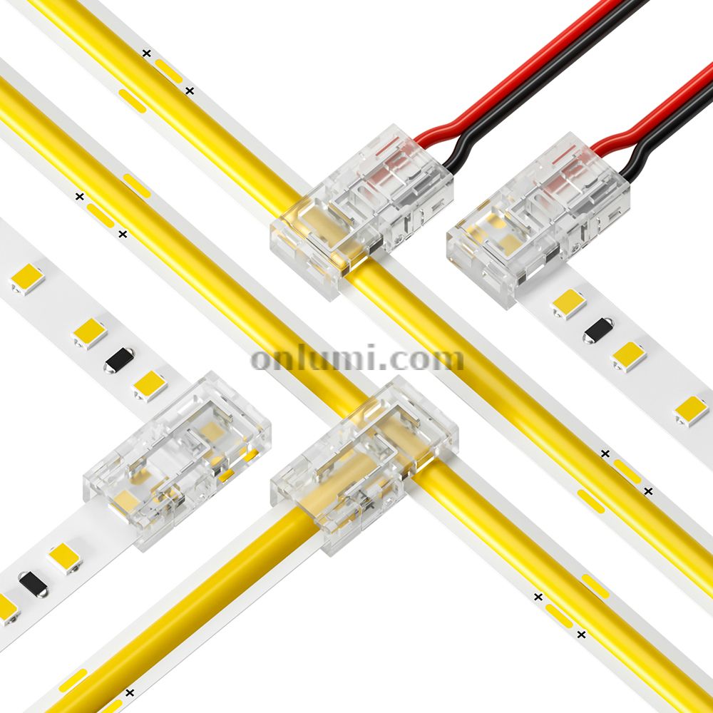 8mm 2 Pins LED Strip Connector for SMD/COB Mono-Hippo-M Max 2