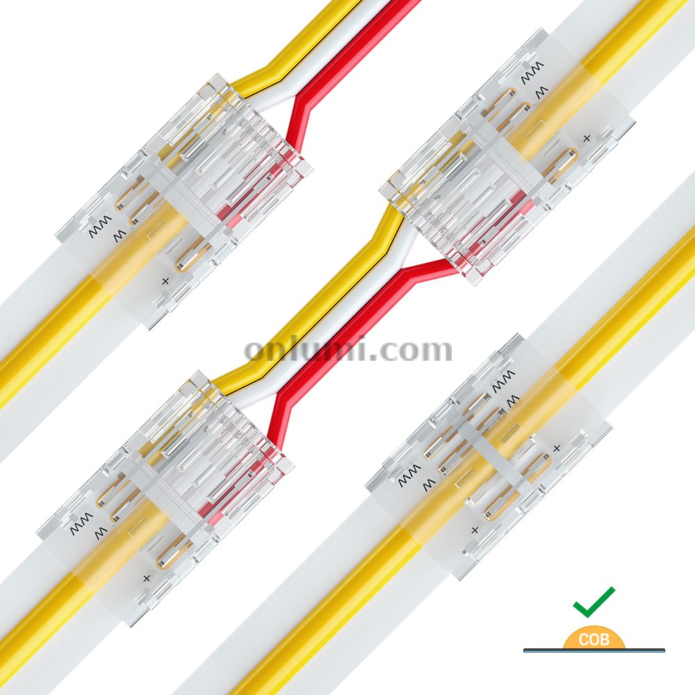 8mm 3 Pins for IP20 COB CCT