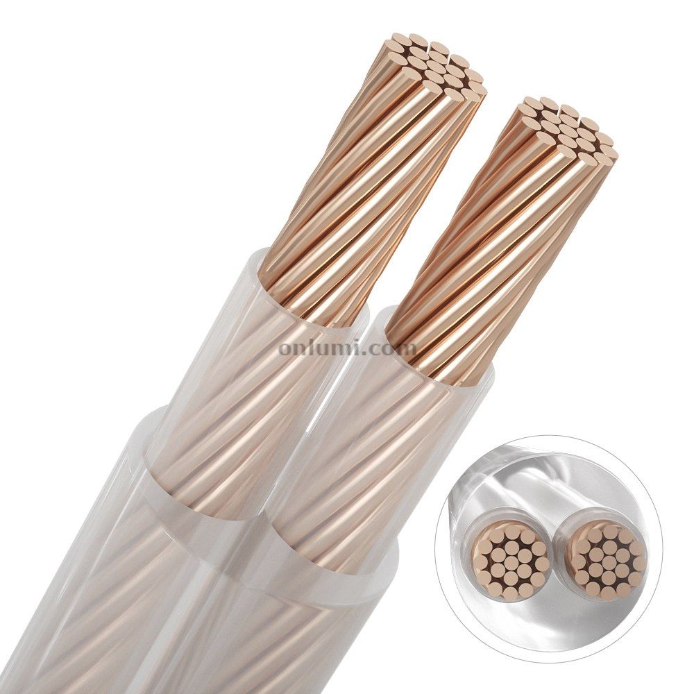 2 Pins PVC Transparent 2464 Multiple Package