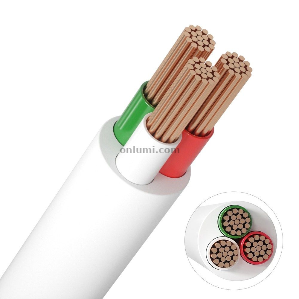 3 Pins PVC Red-Green-White 2464 Multiple Package