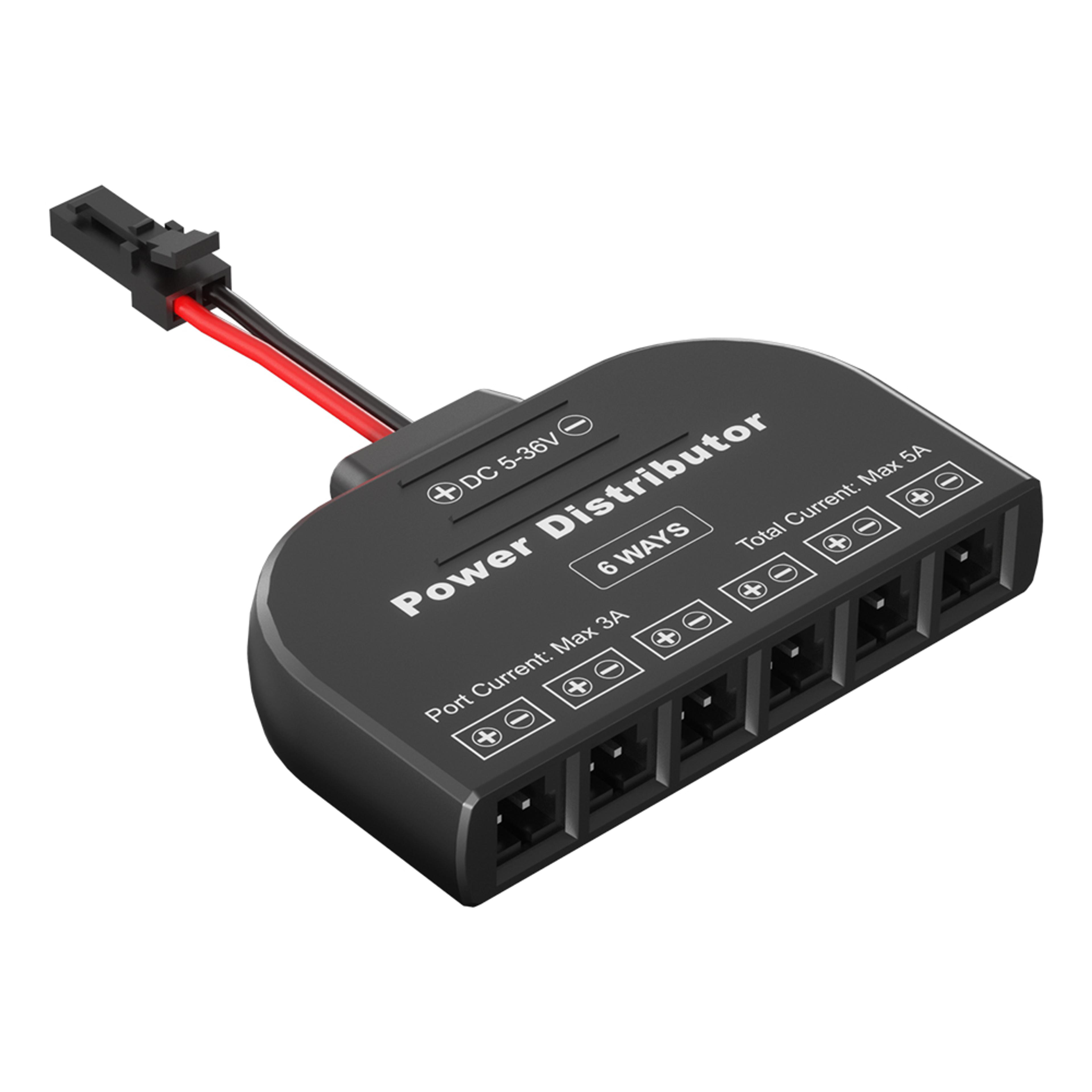 DST 2 Pins 6-Output Parallel Power Distributor for ON2.54 (L813) Plug
