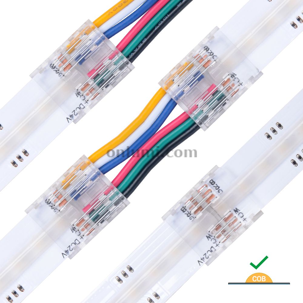 12mm 6 Pins for IP20 COB RGBCCT