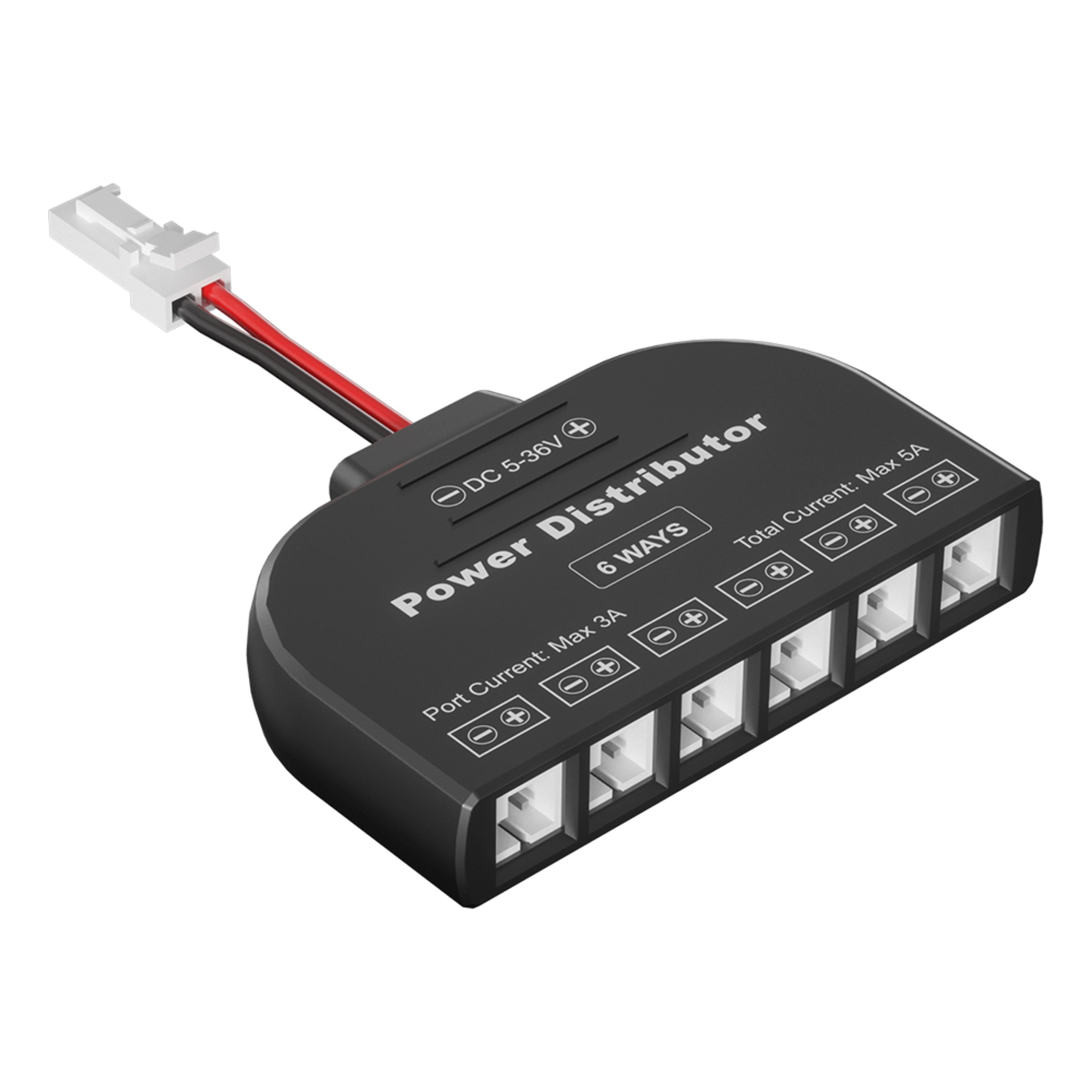 DST 2 Pins 6-Output Parallel Power Distributor for ON2.54 (L814) Plug