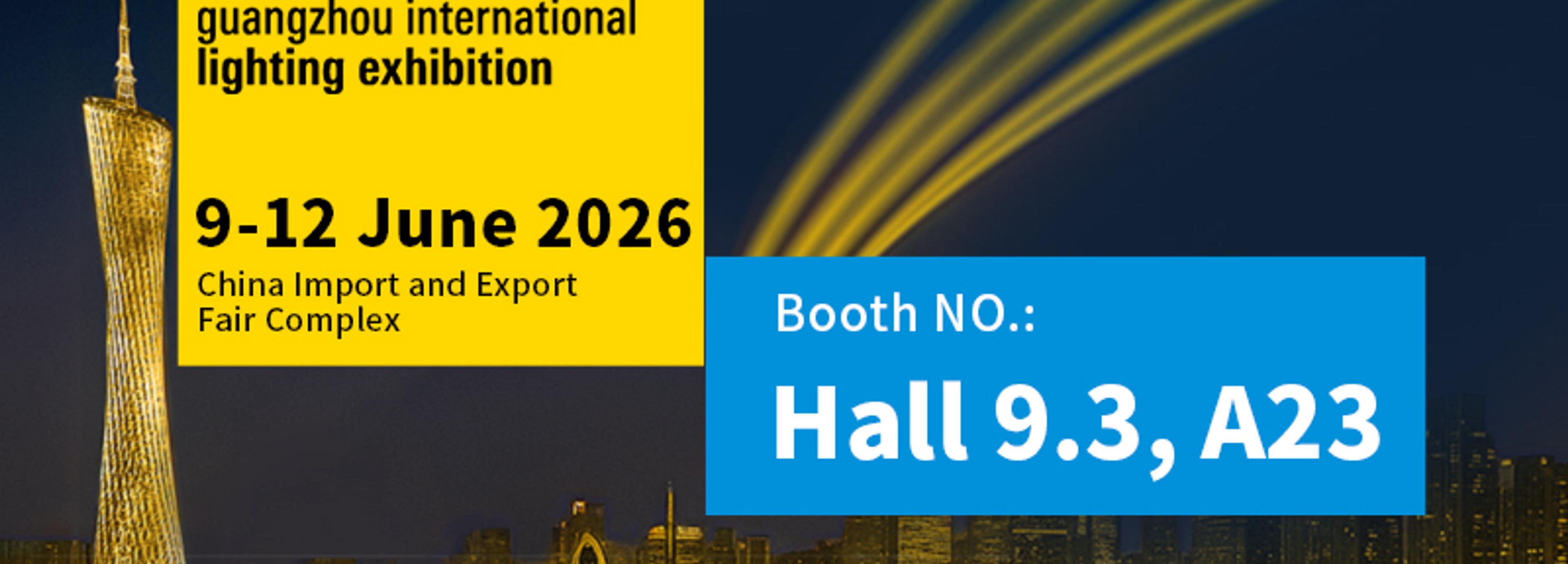 onlumi attend 2026 Guangzhou International Lighting Exhibition