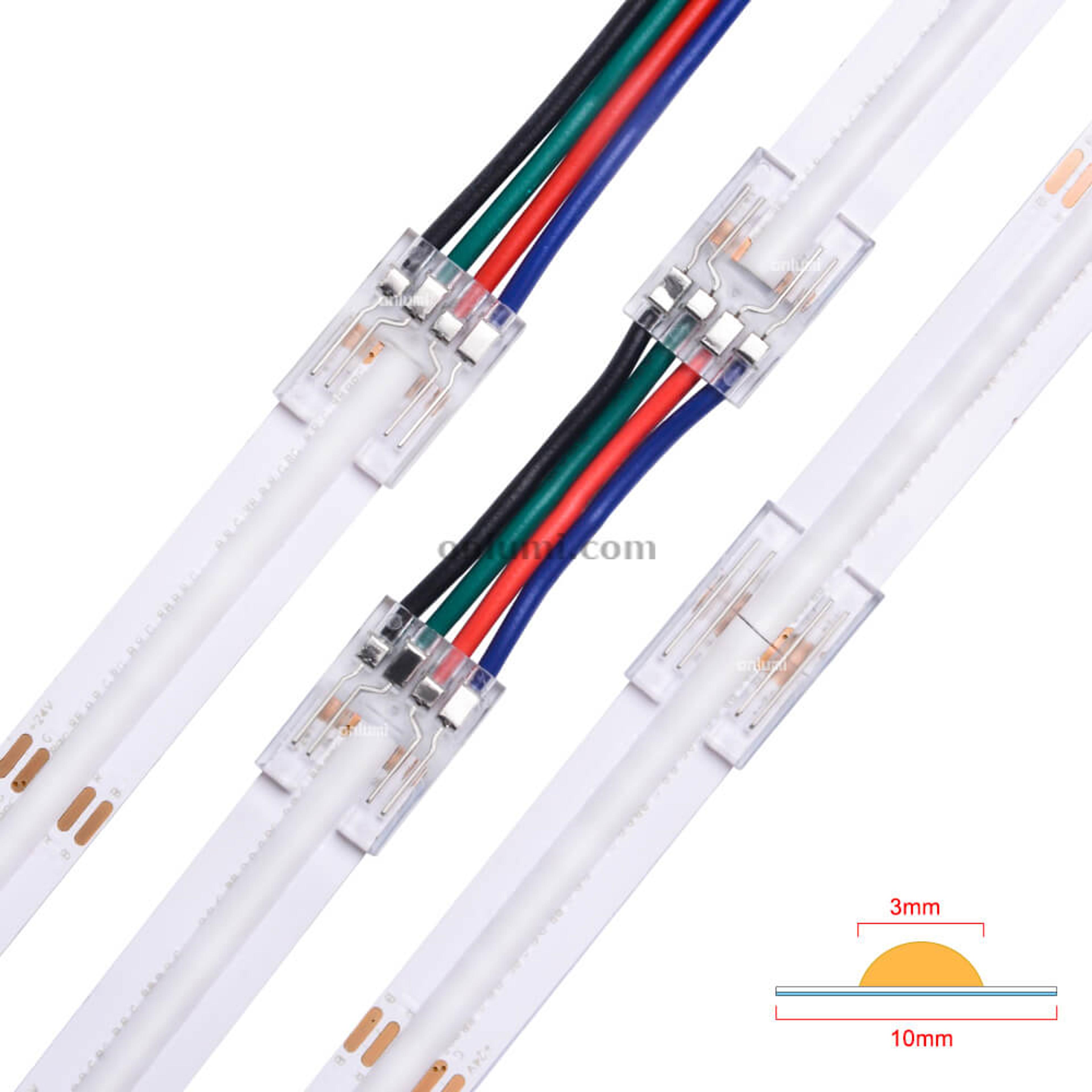 10mm 4 Pins for IP20 COB RGB