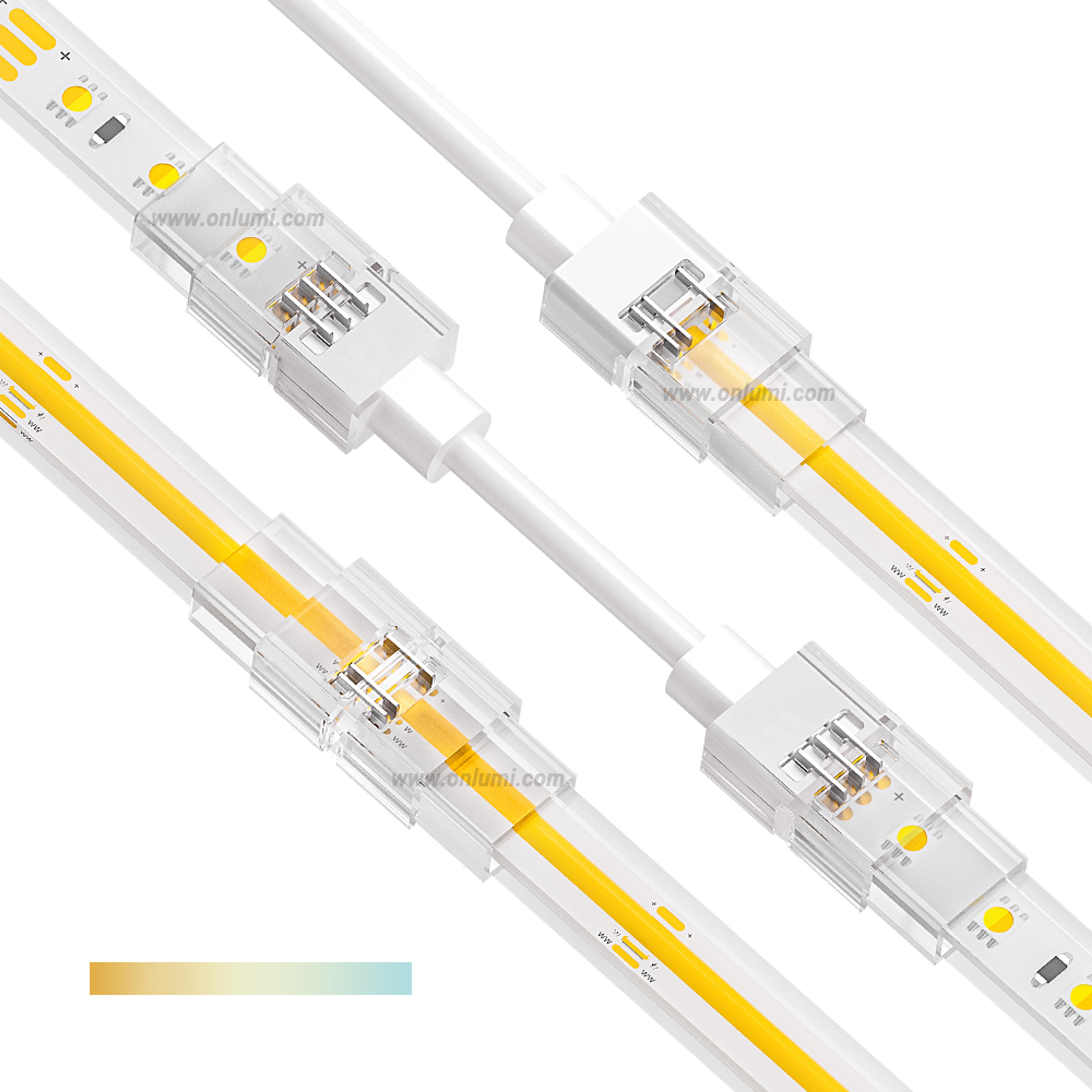 10mm/12.5mm 3 Pins Outdoor LED Strip Connector for SMD CCT-Hippo-M Solid Pro
