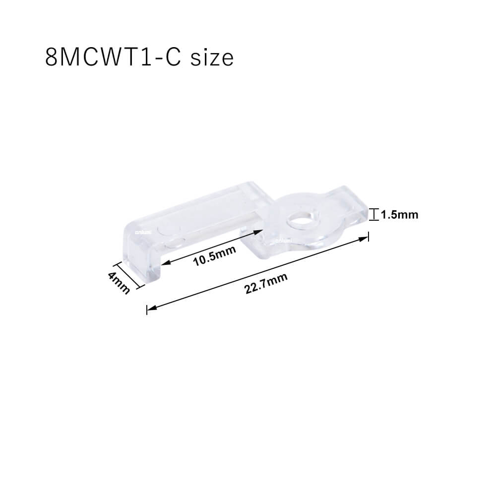 IP67 IP68 LED Strip Mounting Clips 2