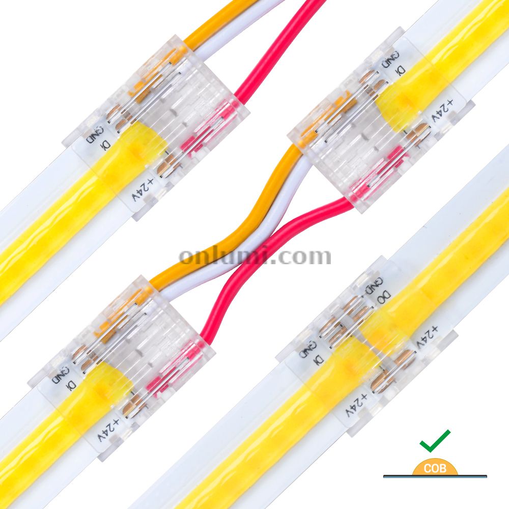 10mm 3 Pins for IP20 COB CCT