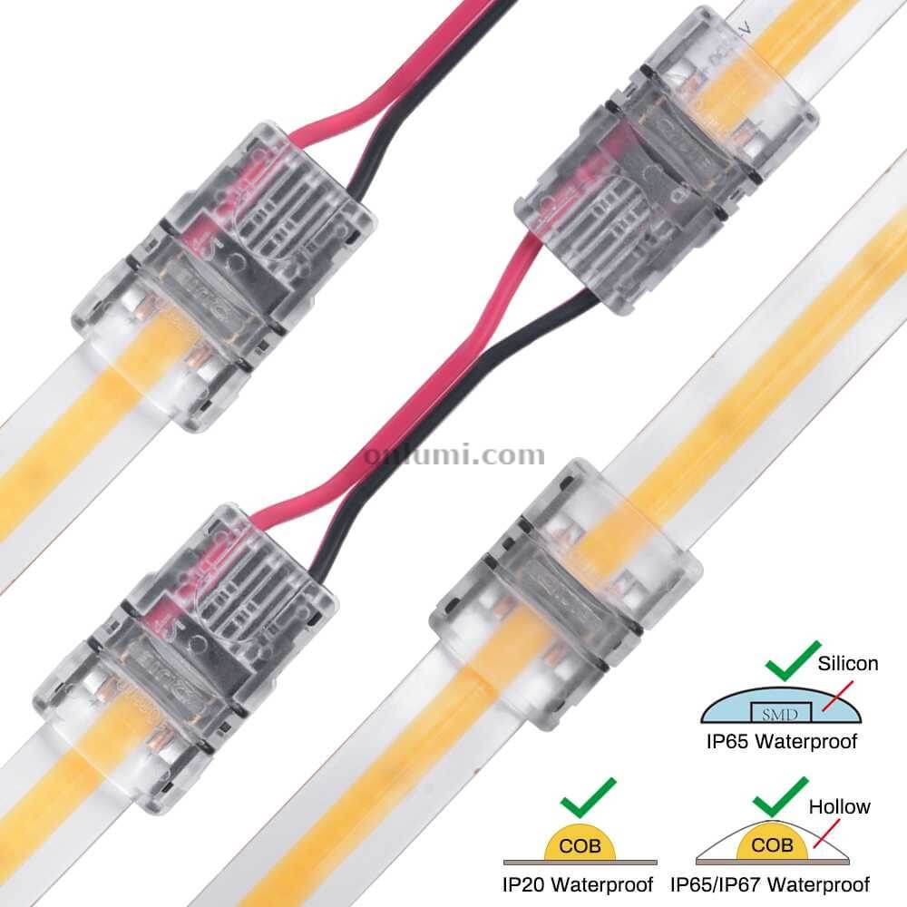 10mm 2 Pins for IP20 SMD/COB Mono