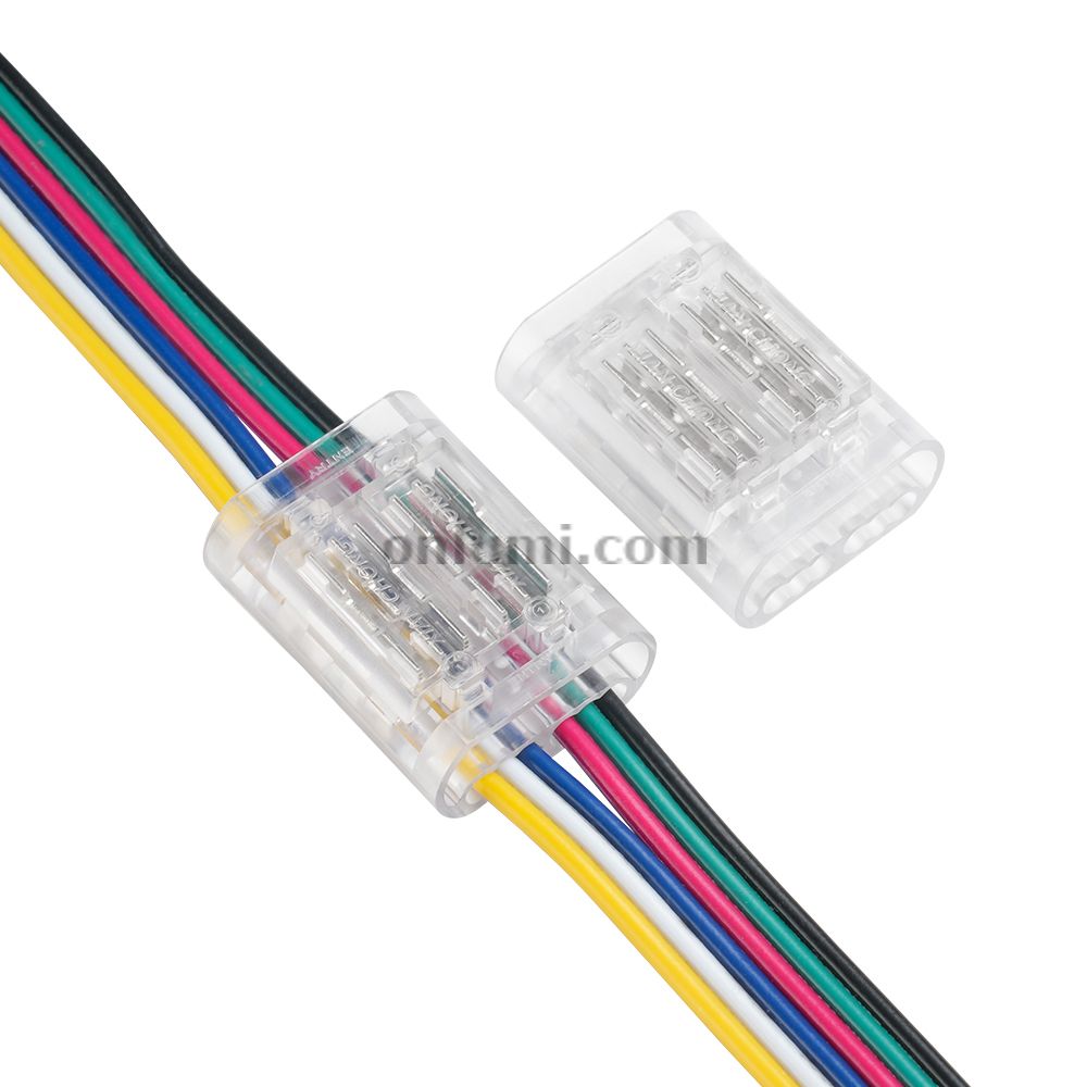 WJX 6 Pins I Shape Inline Wire Connector