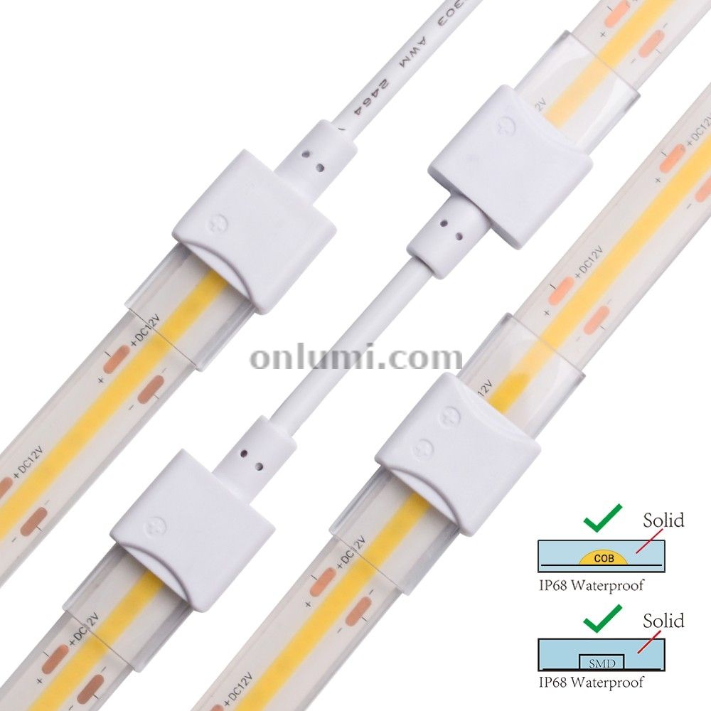 10mm PCB / 12mm Tube 2 Pins for IP67/IP68 SMD/COB Mono
