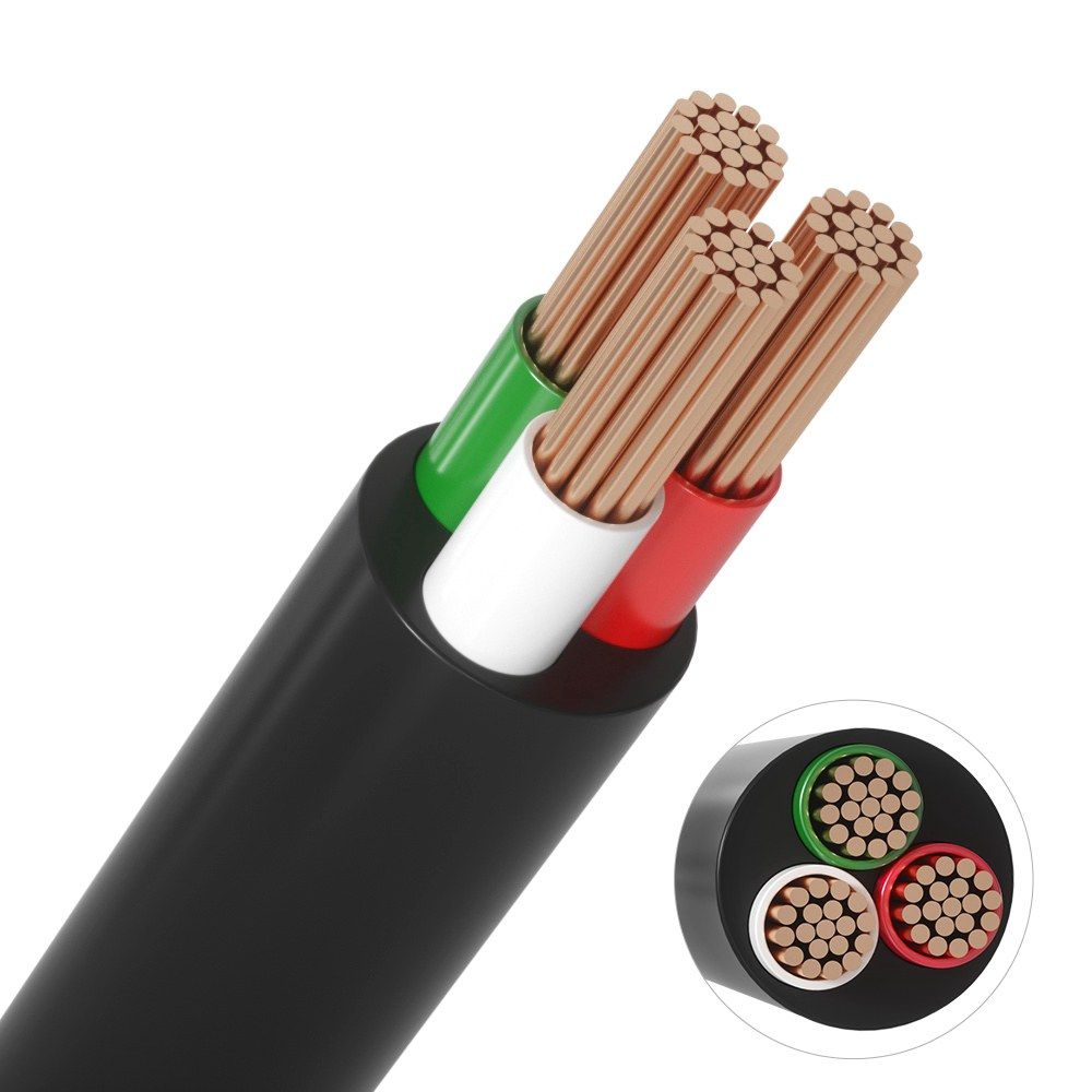 3 Pins PVC Red-Green-White 2464 Multiple Package 2
