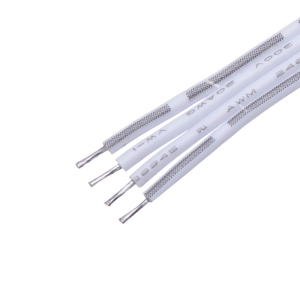 4 Pins PVC All White 1007 Multiple Package