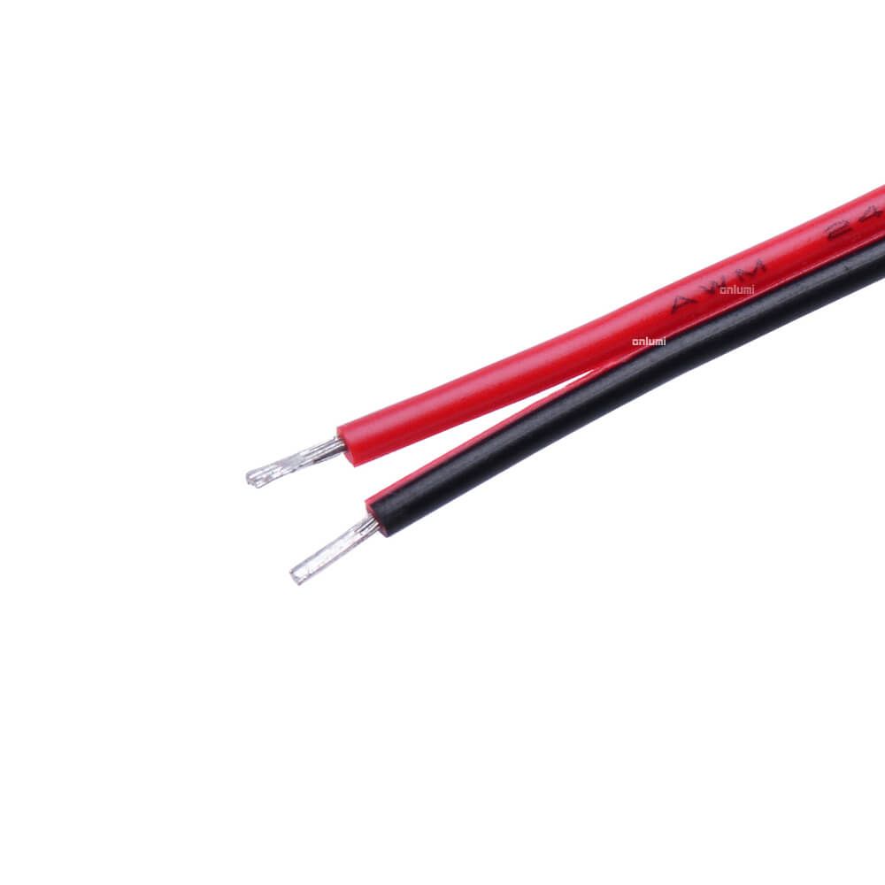 2 Pins PVC Black-Red 2468 Multiple Package