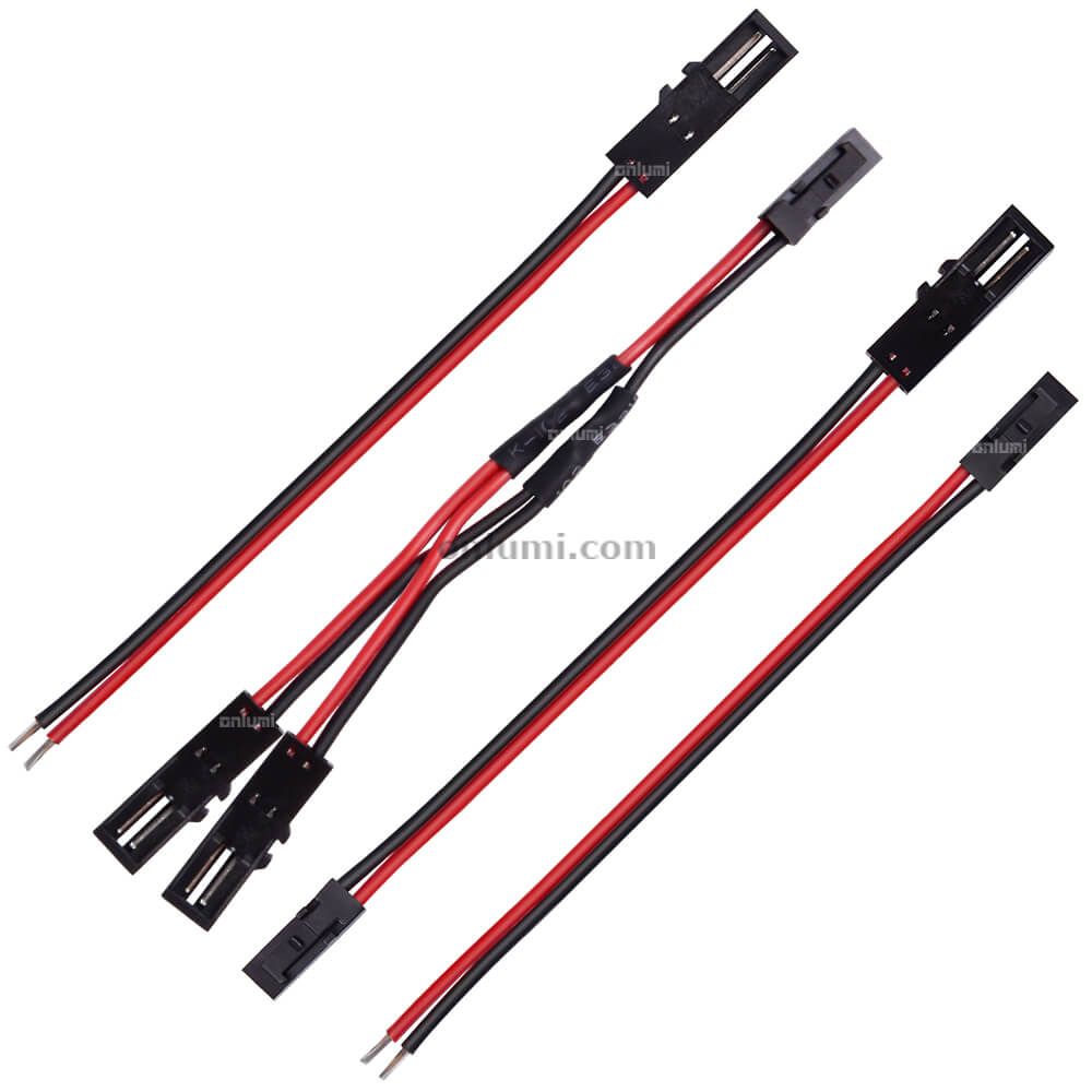 IP20 2 Pin ON2.54(L813) Mini Plug Flat Wire Cable