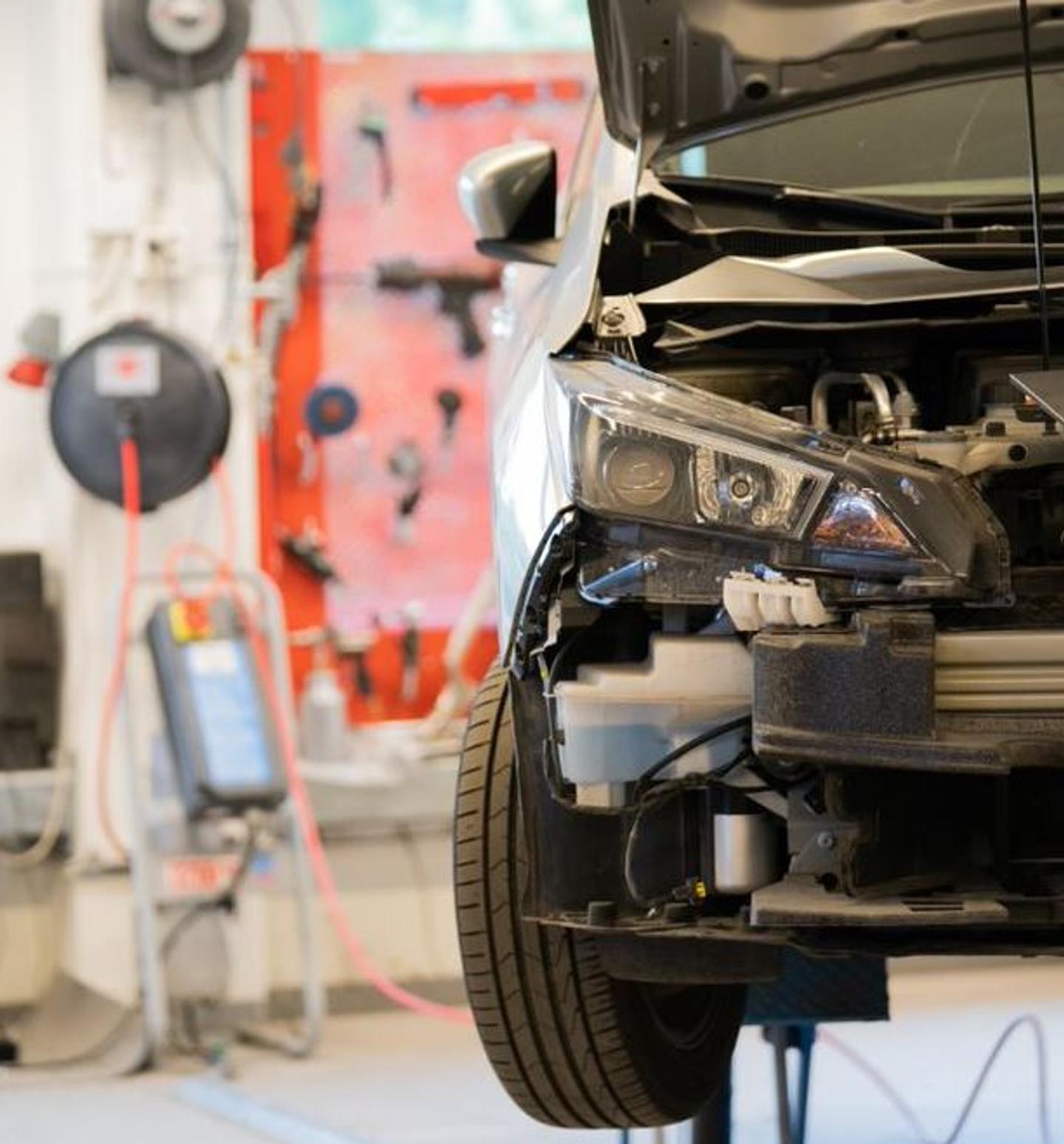 Two people playing with Lego